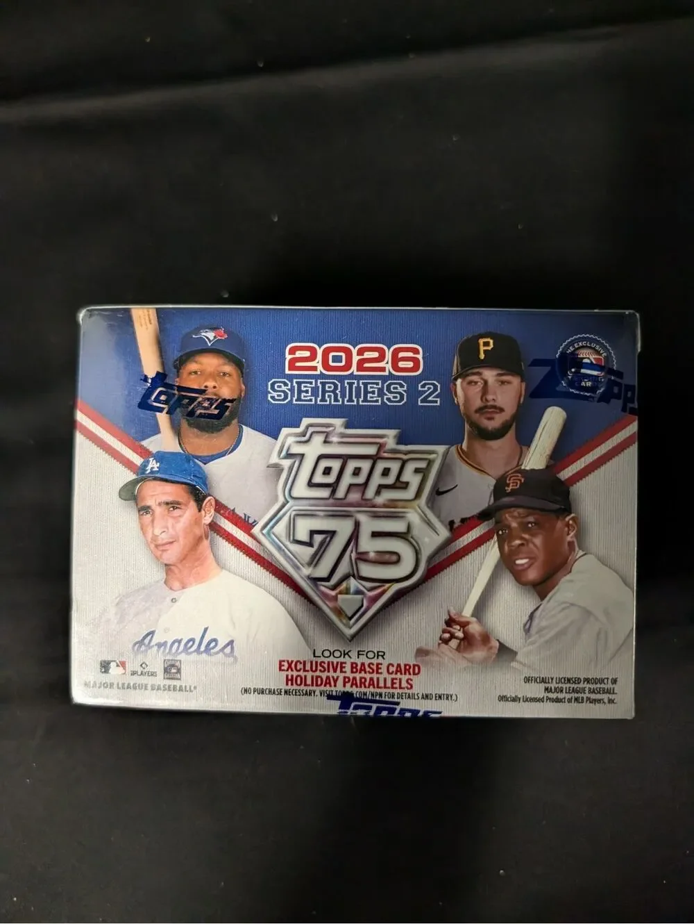 Topps 2026 Series 2 Baseball Card Box - Exclusive Base Card Holiday Parallels